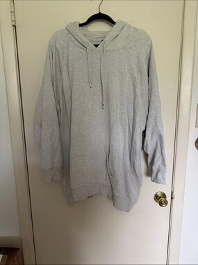 torrid Light Gray Crewneck Hoodie Sweater